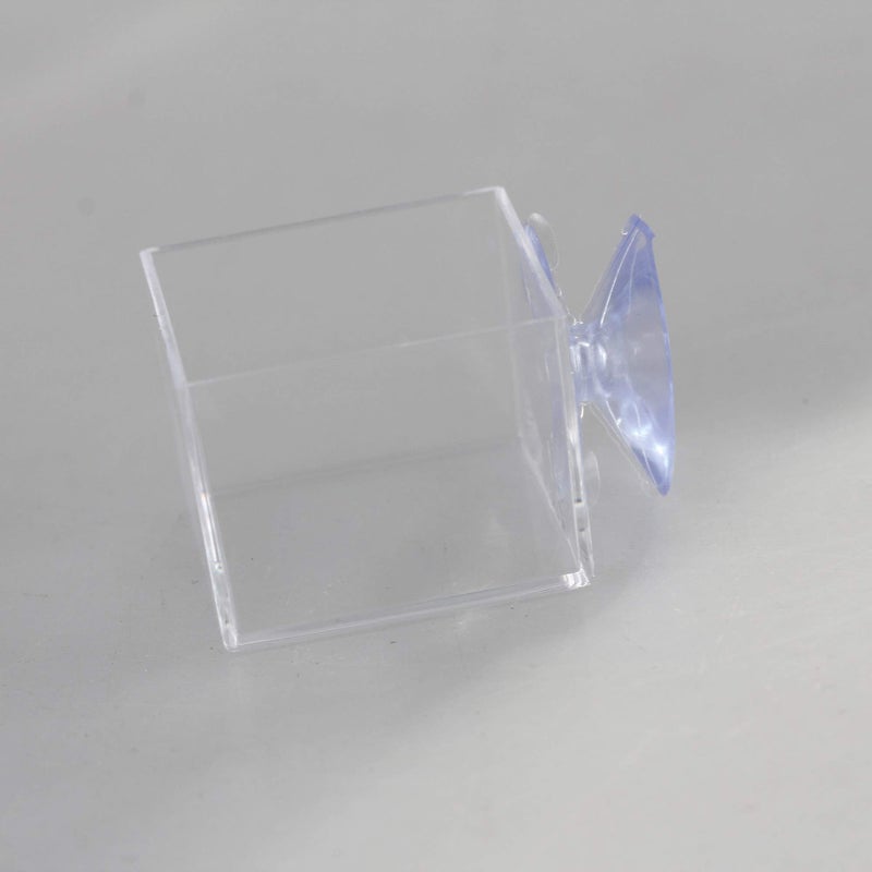 crapelles 4pcs mini Insect Water Dish, Transparent Plastic, Small Reptile Feeding Feeder, Crickets Pet Worm Cups Spider Gecko Butterfly Mantis Beetle Bowl Set - Image 5